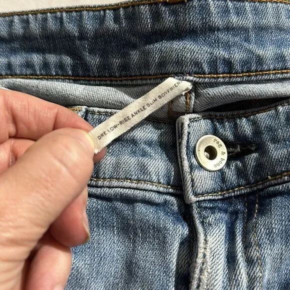 Rag and Bone Dre Low Rise Ankle Slim Boyfriend - Picture 10 of 12